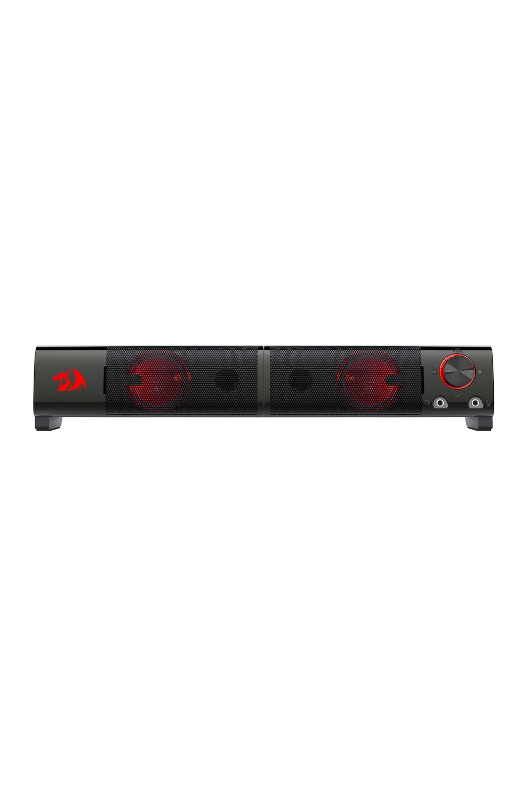 REDRAGON - Redragon GS550 Orpheus Black Compact Stereo Sound Bar Speaker - black