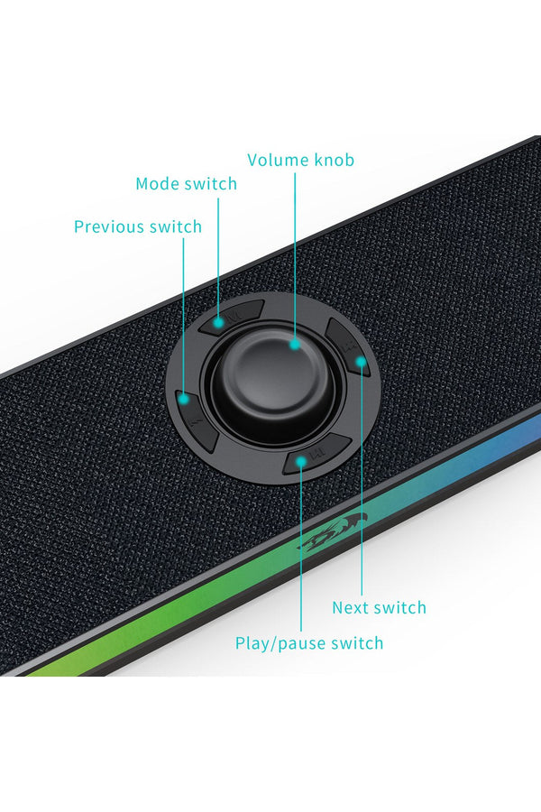 REDRAGON - GS515 Neo RGB Sound Bar - black