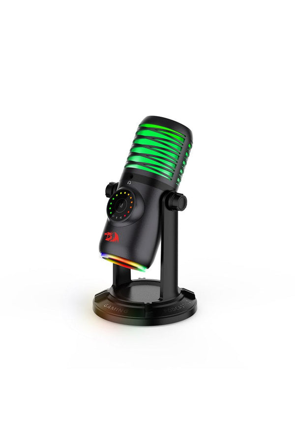 REDRAGON - Redragon GM306 Stellar Is Black USB RGB Multi-Pattern Condenser Microphone - black