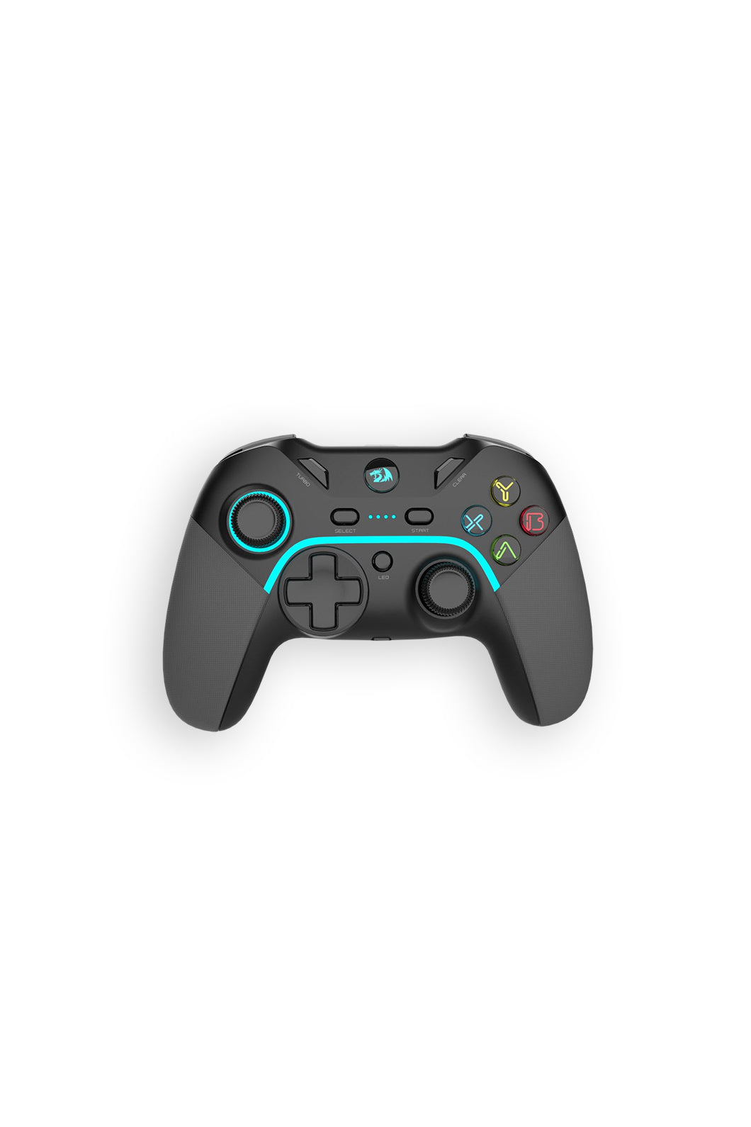 REDRAGON - Redragon G808-PRO Harrow Black Wireless Precision RGB Gaming Gamepad - black