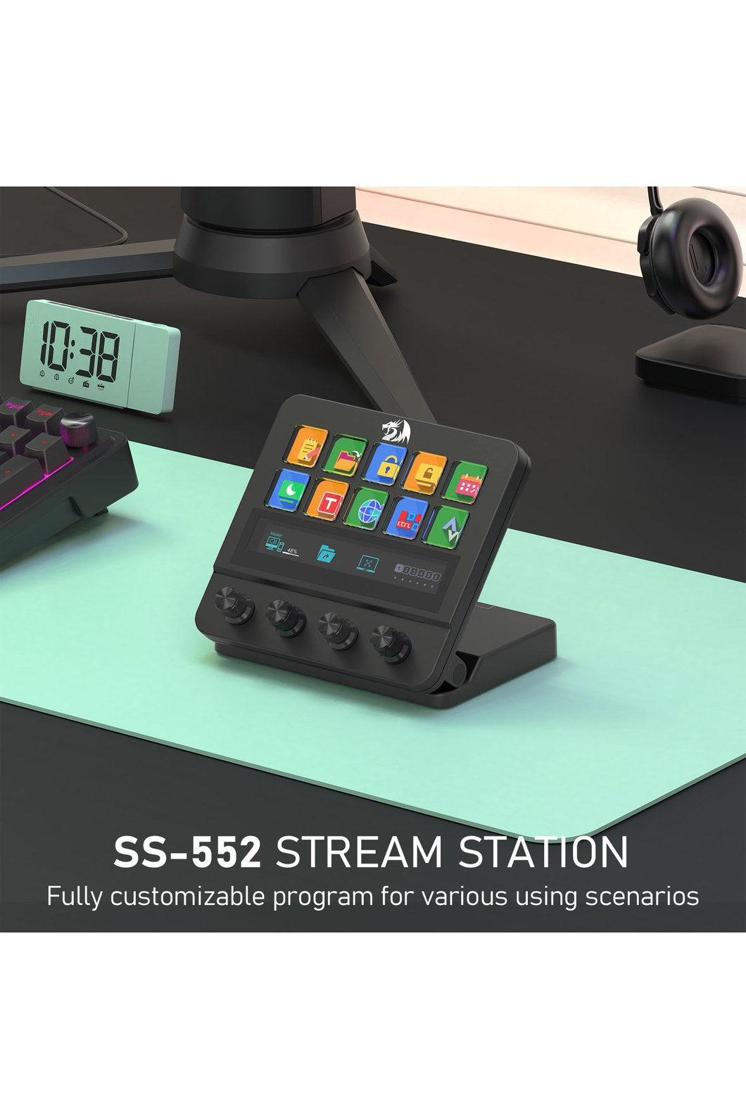 REDRAGON - SS-552 Ragnaros Stream Deck - black