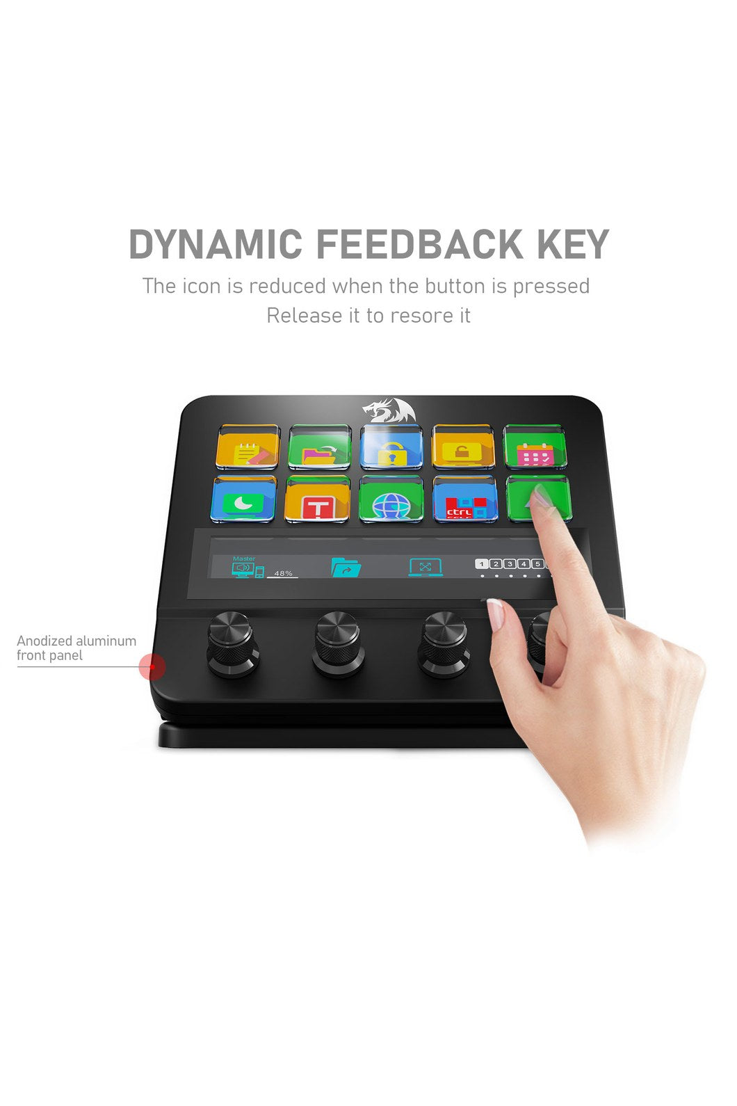 REDRAGON - SS-552 Ragnaros Stream Deck - black