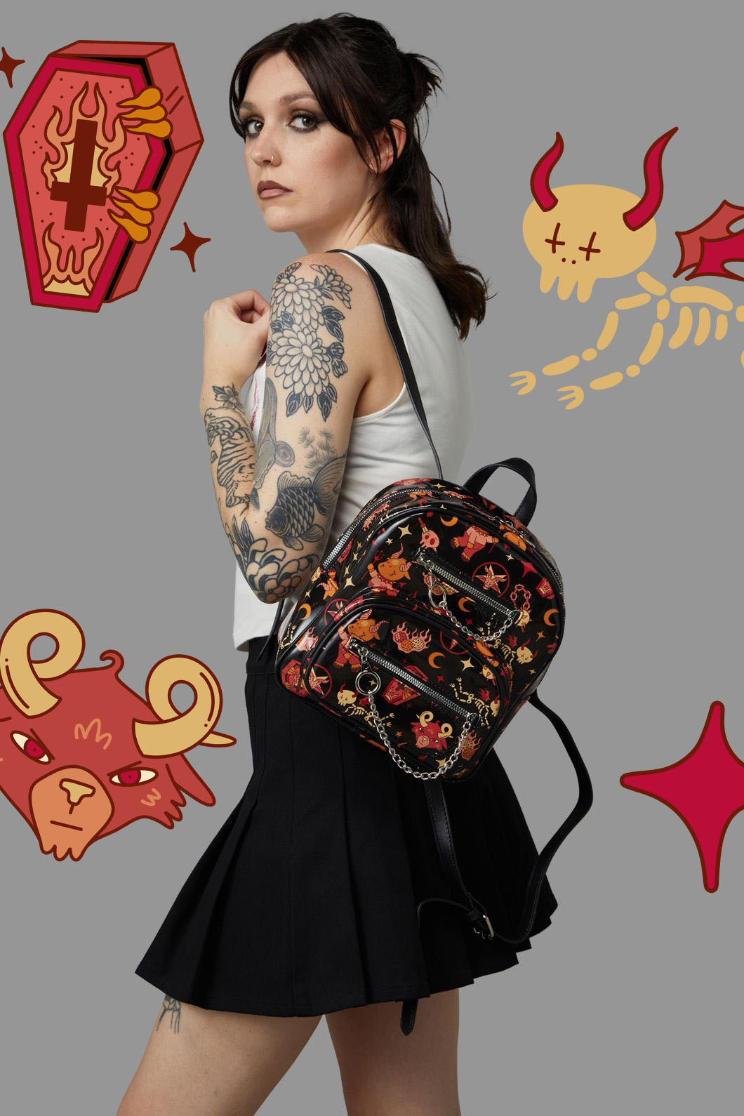 E discount girl backpack