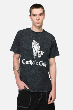 Pulp Kitchen - Catholic Guilt Unisex Tee - vintage-black