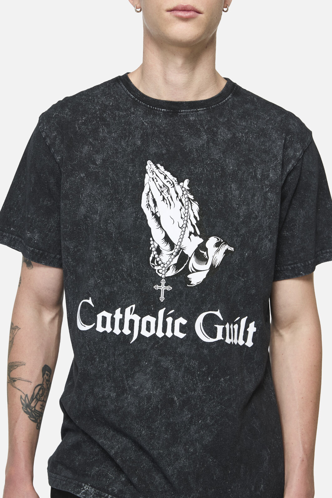Pulp Kitchen - Catholic Guilt Unisex Tee - vintage-black