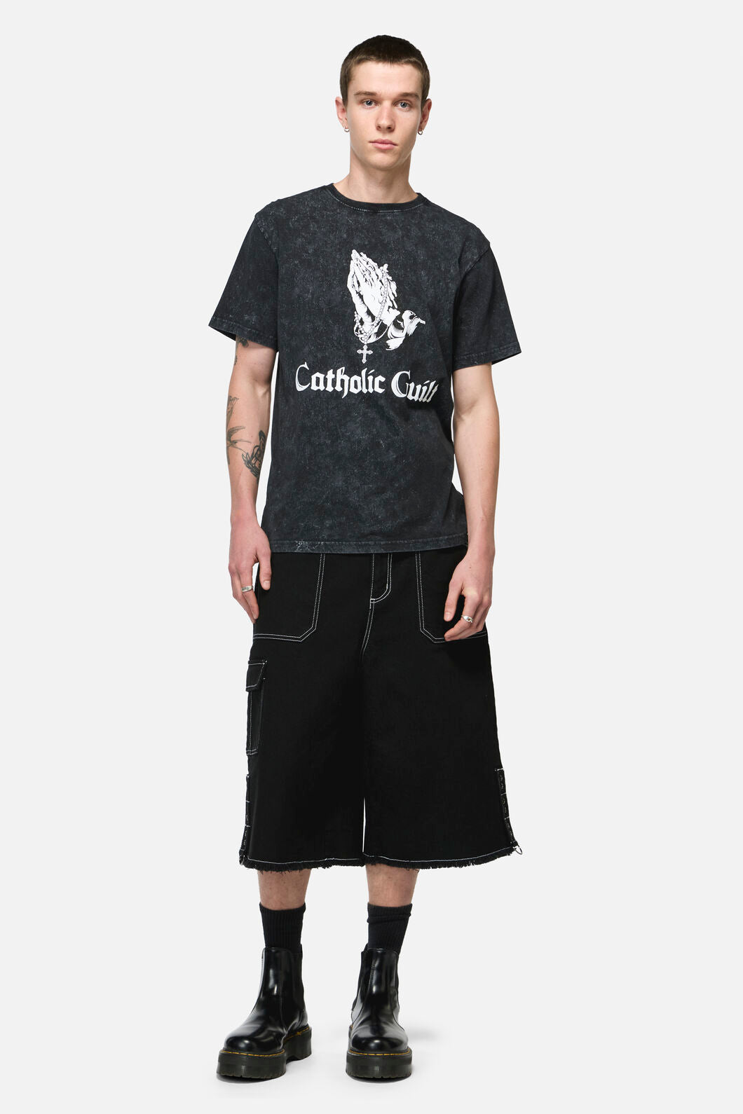 Pulp Kitchen - Catholic Guilt Unisex Tee - vintage-black