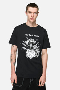 Pulp Kitchen - Grim World Unisex Tee - black