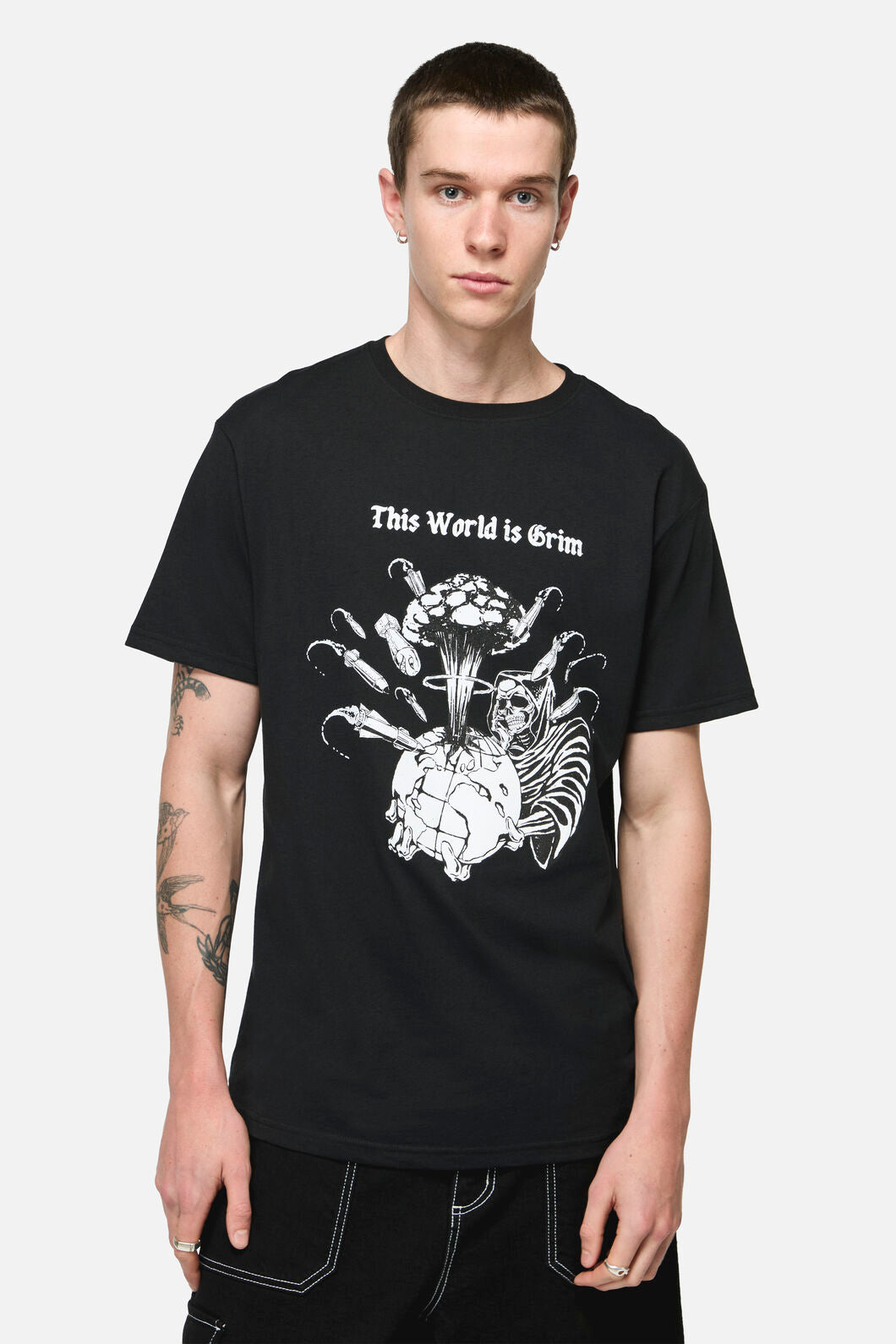 Pulp Kitchen - Grim World Unisex Tee - black