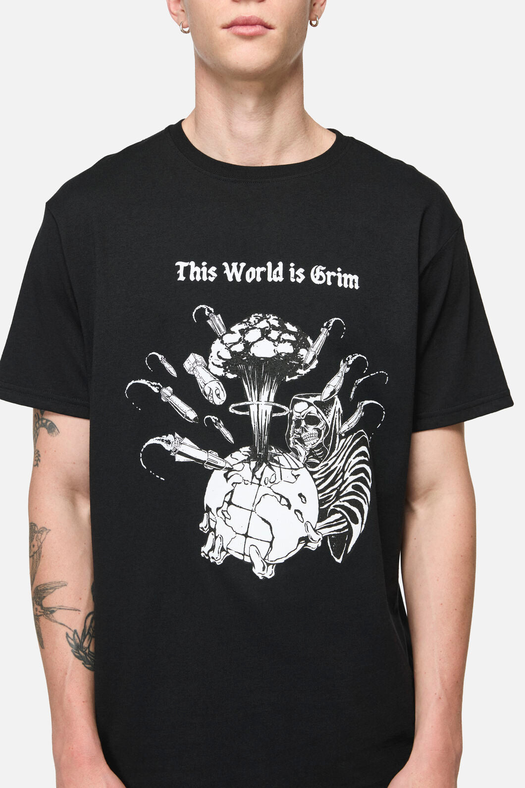 Pulp Kitchen - Grim World Unisex Tee - black