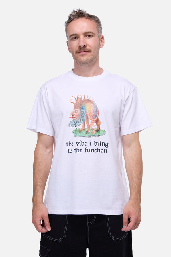 Pulp Kitchen - Vibes Unisex Tee - white