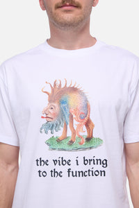 Pulp Kitchen - Vibes Unisex Tee - white