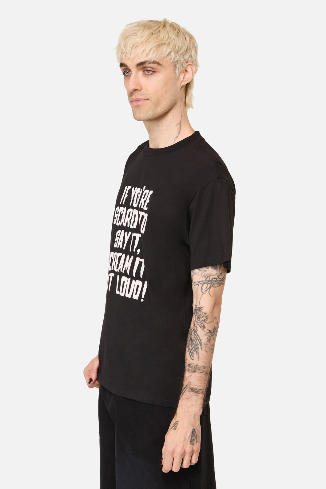 Pulp Kitchen - Scared Unisex Tee - black