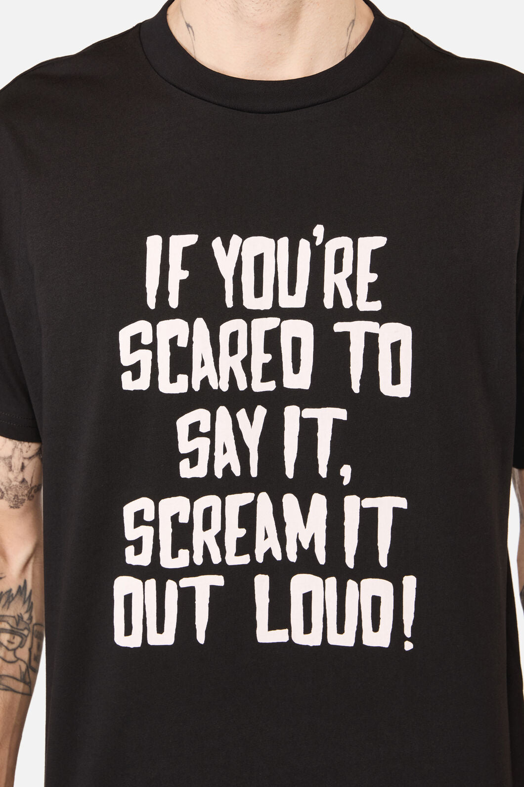 Pulp Kitchen - Scared Unisex Tee - black
