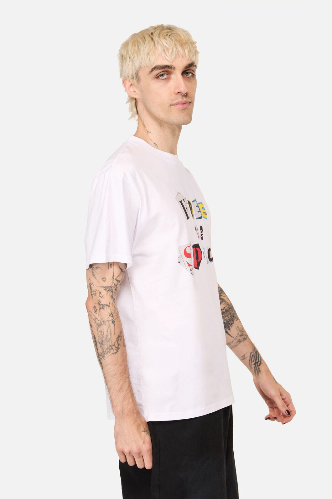 Pulp Kitchen - Free Speech Unisex Tee - white