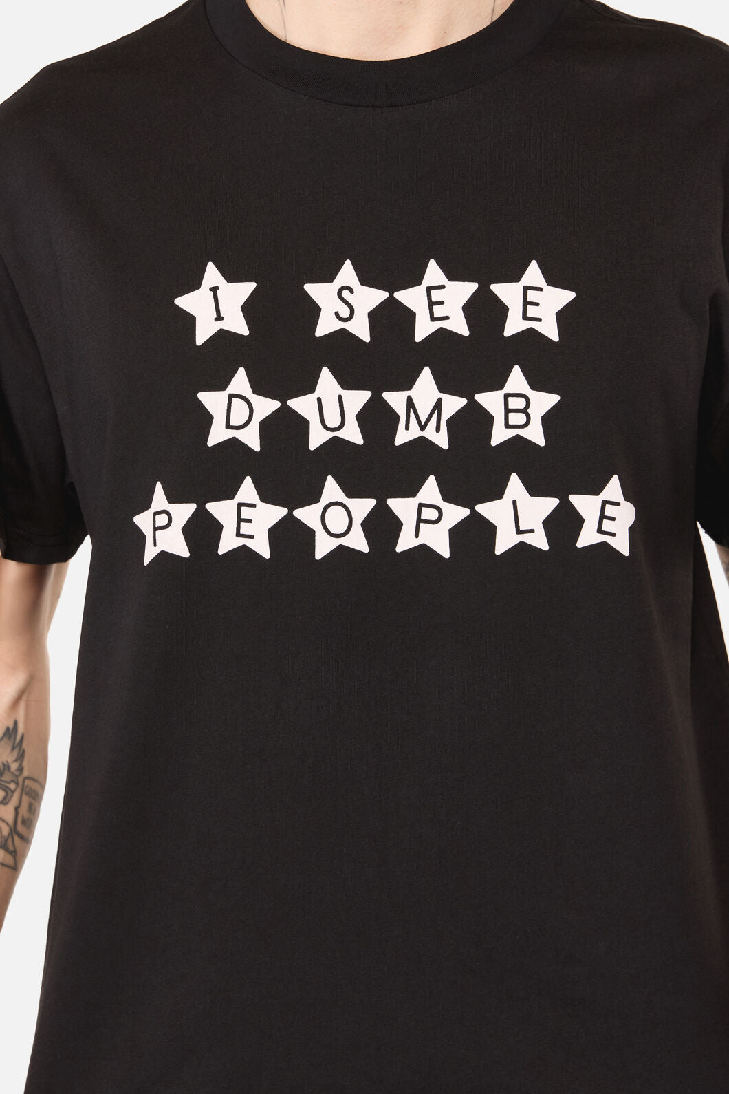 Pulp Kitchen - Dumb People Unisex Tee - black