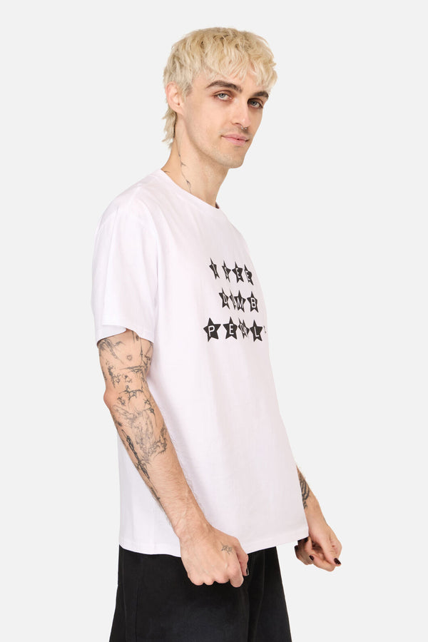 Pulp Kitchen - Dumb People Unisex Tee - white