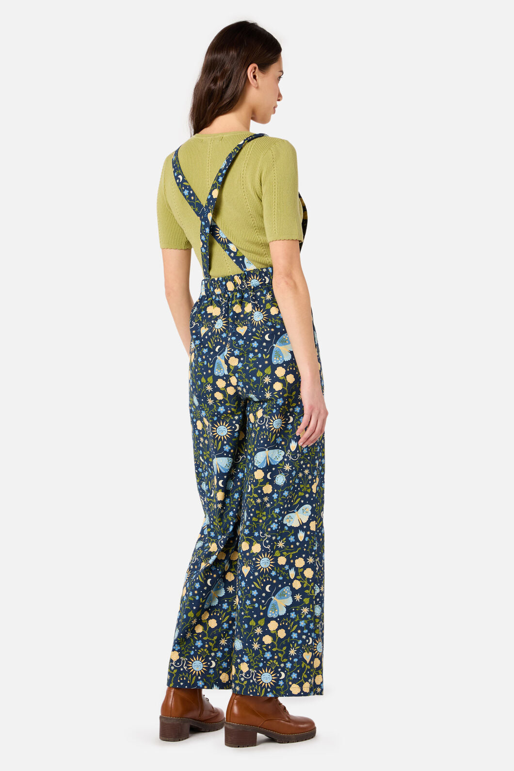 Princess Highway - Folk Art Overall - blue