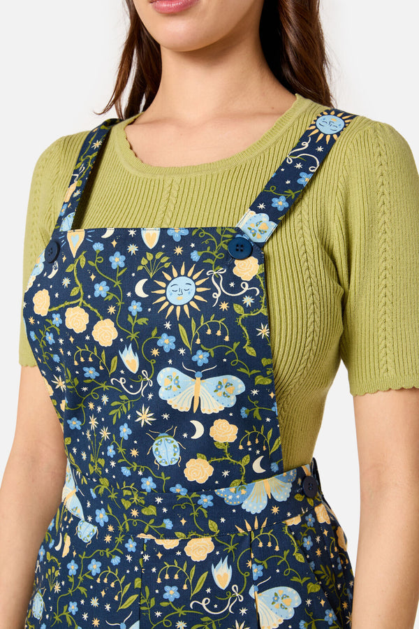 Princess Highway - Folk Art Overall - blue