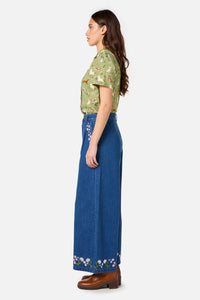 Princess Highway - Cute Dogs Blouse - green