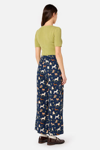 Princess Highway - Cute Dogs Culotte - navy