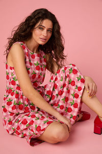 Princess Highway - Raddish Picnic Midi Dress - pink