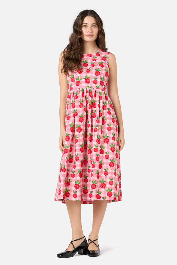 Princess Highway - Raddish Picnic Midi Dress - pink