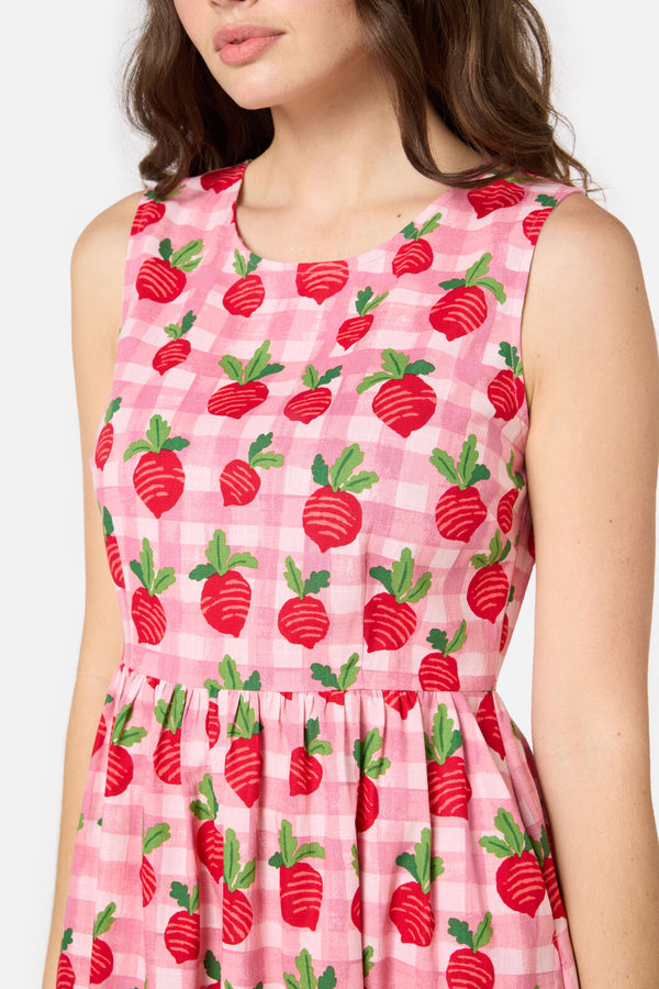 Princess Highway - Raddish Picnic Midi Dress - pink