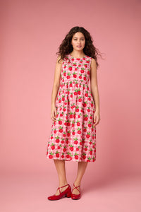 Princess Highway - Raddish Picnic Midi Dress - pink