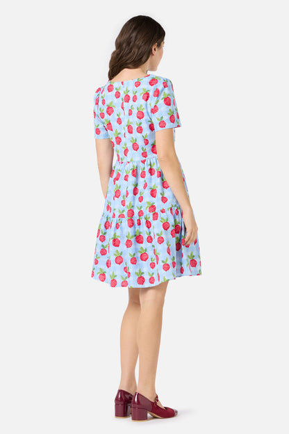 Princess Highway - Raddish Picnic Smock Dress - blue