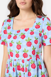 Princess Highway - Radish Picnic Smock Dress - blue