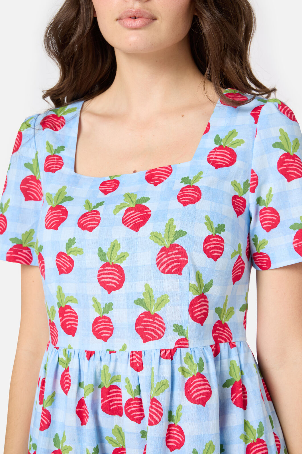 Princess Highway - Radish Picnic Smock Dress - blue