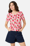 Princess Highway - Radish Picnic Top - pink