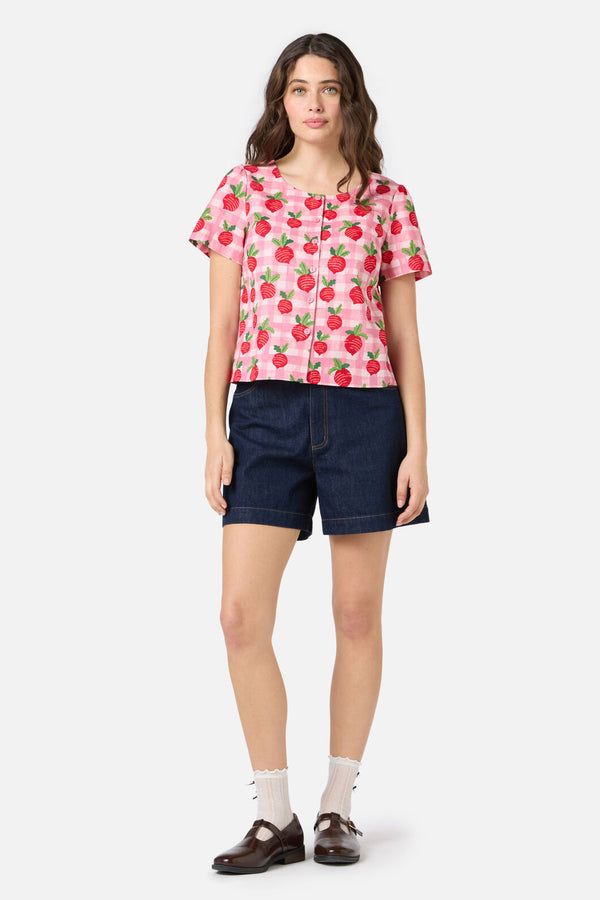Princess Highway - Radish Picnic Top - pink