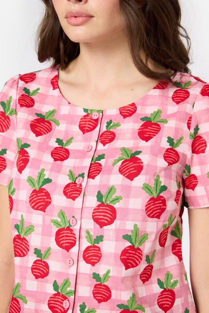 Princess Highway - Raddish Picnic Top - pink