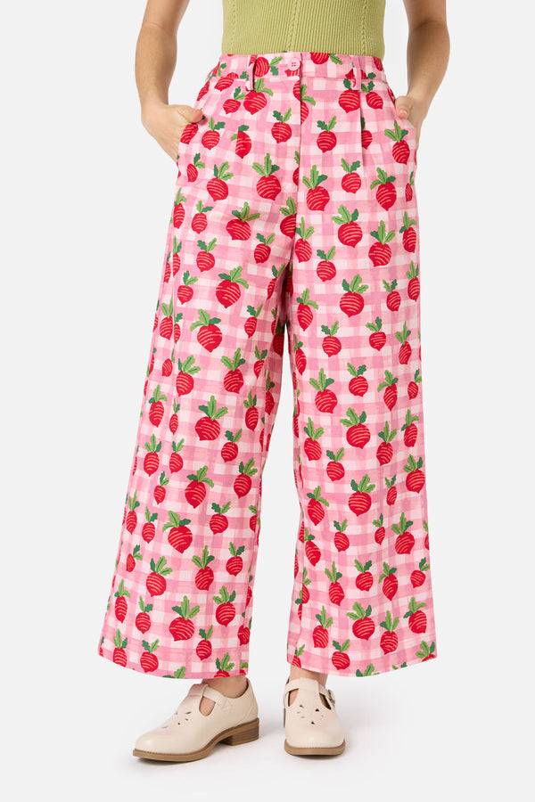 Princess Highway - Radish Picnic Culotte - pink