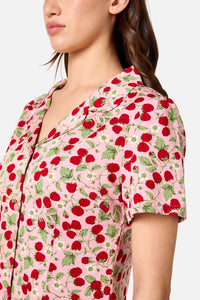 Princess Highway - Raspberry Short Sleeve Blouse - pink