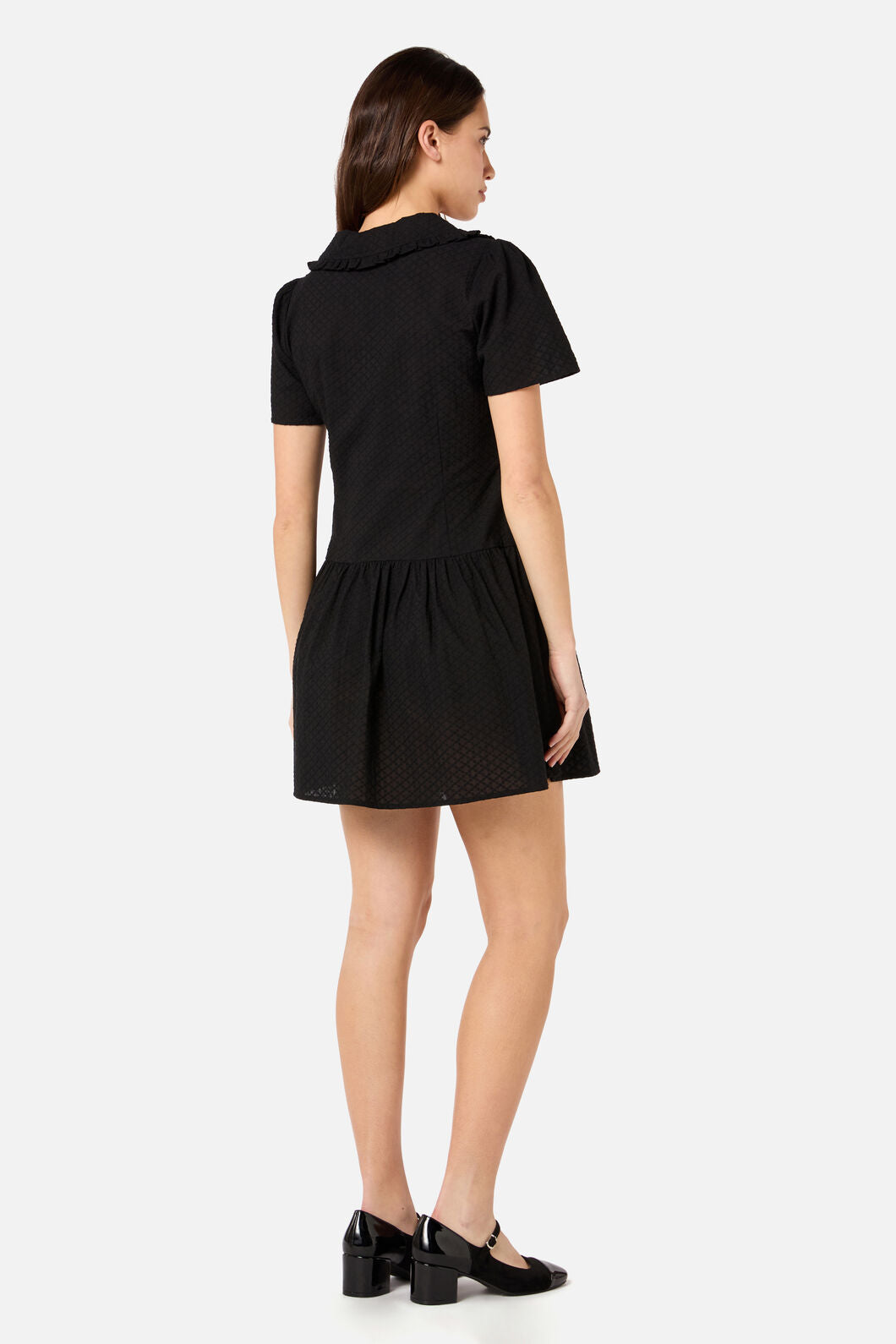 Princess Highway - Andrea Drop Waist Mini Dress - black