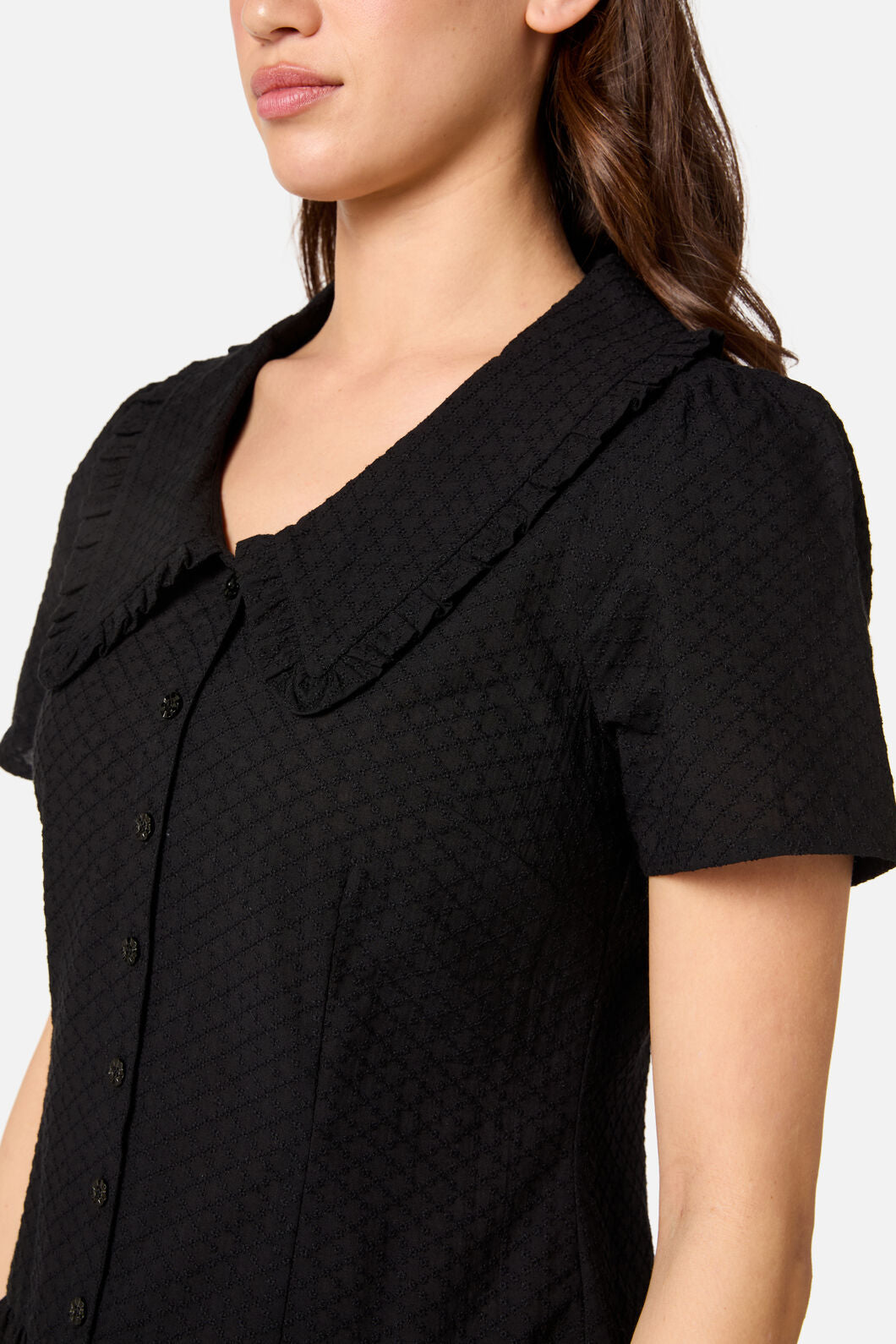 Princess Highway - Andrea Drop Waist Mini Dress - black