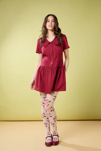 Princess Highway - Andrea Drop Waist Mini Dress - red