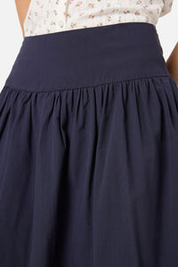 Princess Highway - Lexi Gathered Yoke Skirt - navy