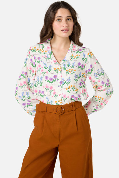Princess Highway - Cottage Garden Blouse - cream
