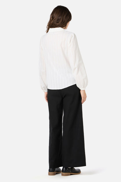 Princess Highway - Rosella Embroidered Shirt - cream