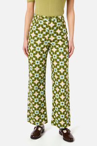 Princess Highway - Ginny 60's Printed Jean - green
