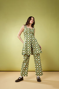 Princess Highway - Ginny 60's Printed Jean - green