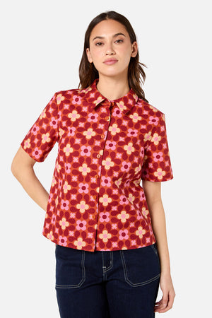 Princess Highway - Ginny 60's Shirt - rust