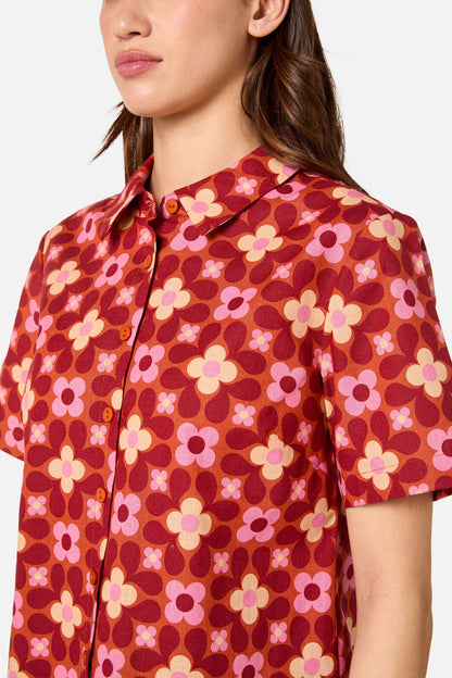 Princess Highway - Ginny 60's Shirt - rust