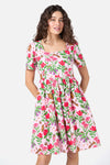 Princess Highway - Garden Party Smock Dress - soft-pink