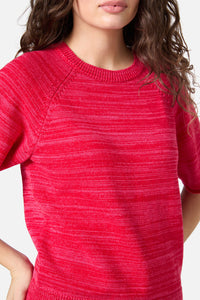 Princess Highway - Fern Short Sleeve Knit Top - red