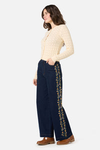 Princess Highway - Clarissa Pointelle Cardigan - cream