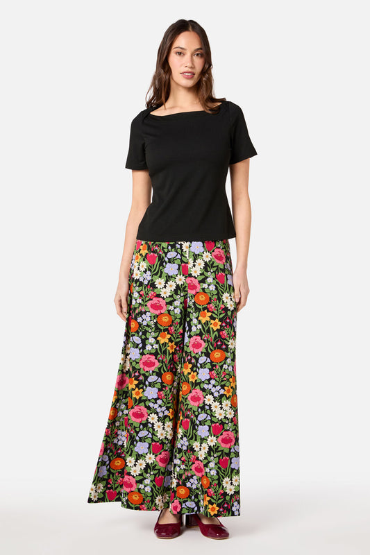 Princess Highway - Classic Boat Neck Tee - black